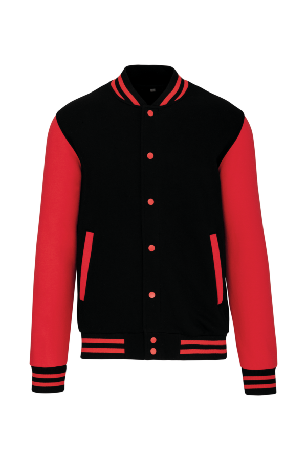 Blouson molleton teddy unisexe