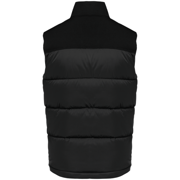 Bodywarmer matelassé bi-ton unisexe