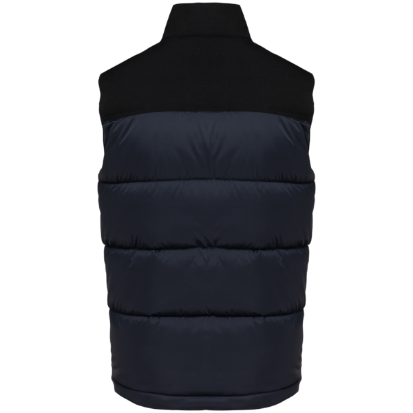Bodywarmer matelassé bi-ton unisexe