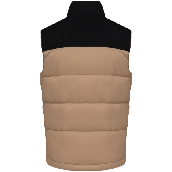 Bodywarmer matelassé bi-ton unisexe