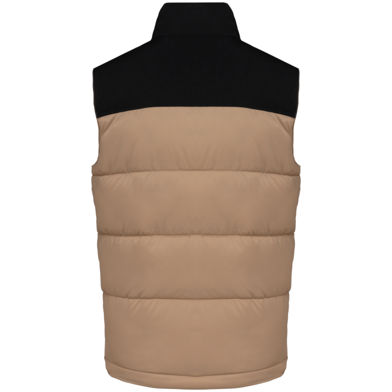 Bodywarmer matelassé bi-ton unisexe