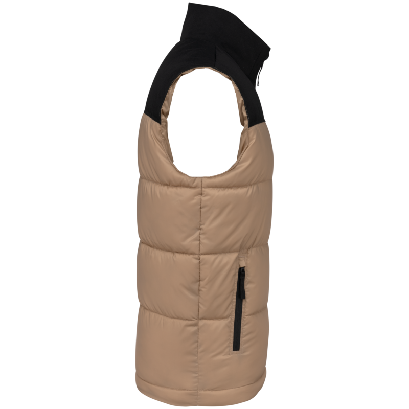 Bodywarmer matelassé bi-ton unisexe