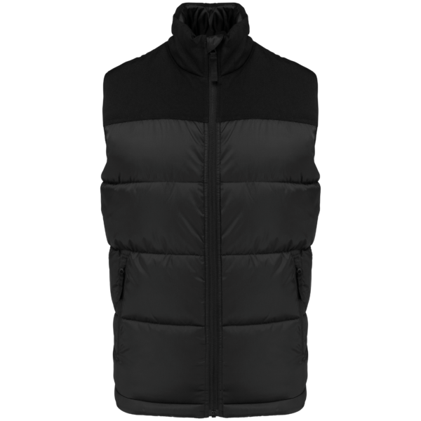 Bodywarmer matelassé bi-ton unisexe