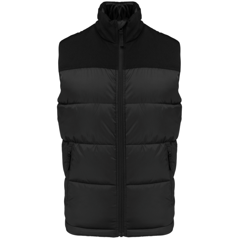 Bodywarmer matelassé bi-ton unisexe