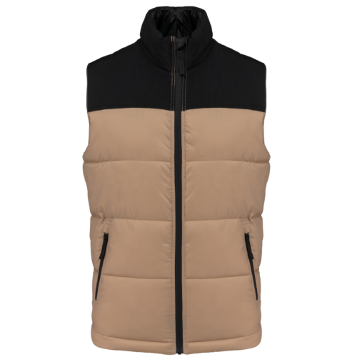 Bodywarmer matelassé bi-ton unisexe