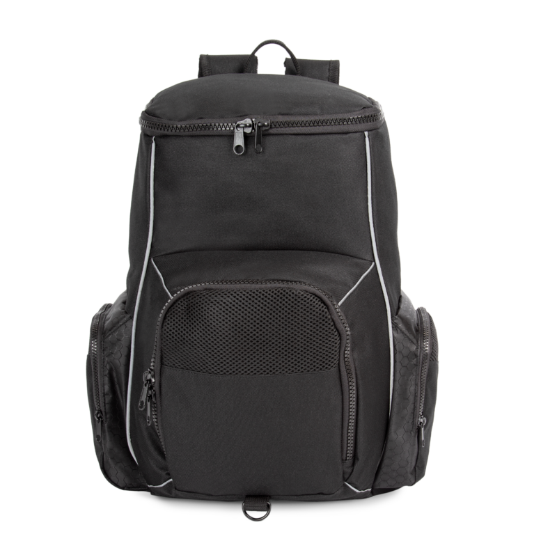 Black FACE Sac à dos de sport recyclé avec porte-objets