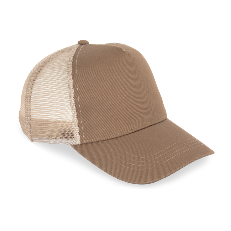Casquette trucker écoresponsable 5 panneaux unisexe