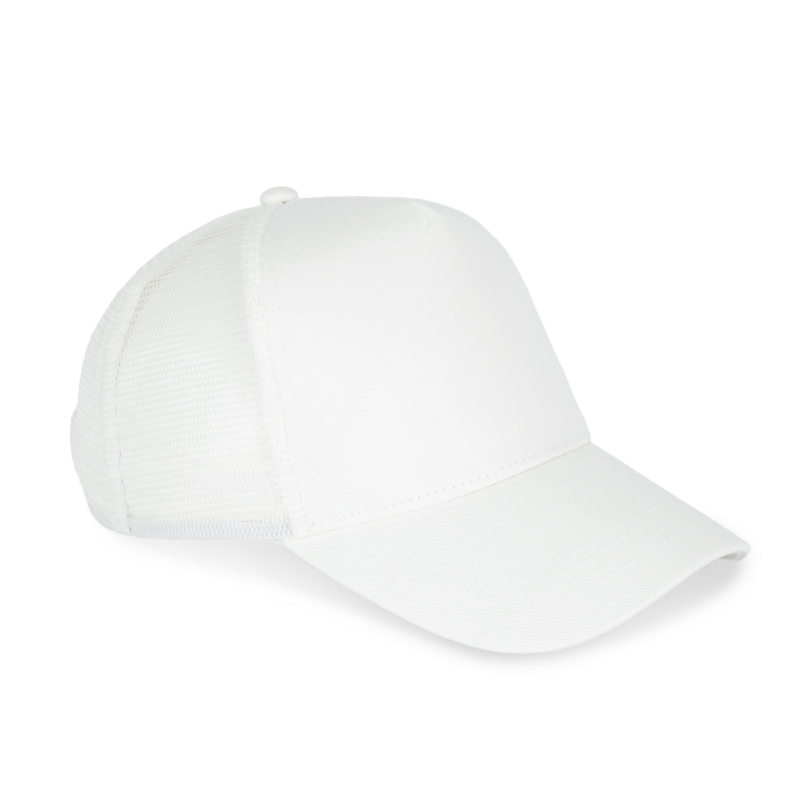Casquette trucker écoresponsable 5 panneaux unisexe