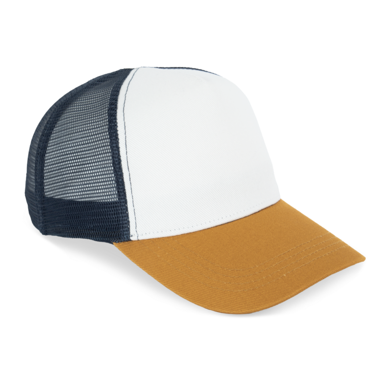 Casquette trucker écoresponsable 5 panneaux unisexe
