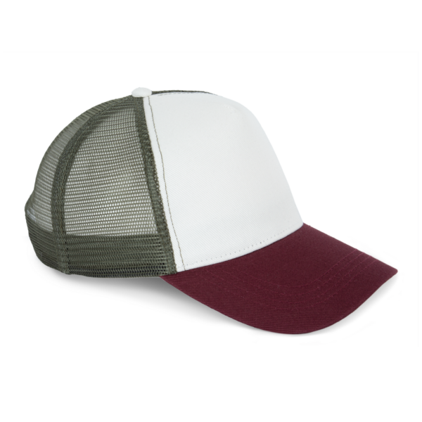 Casquette trucker écoresponsable 5 panneaux unisexe