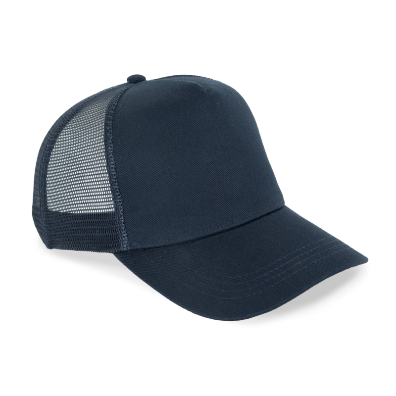 Casquette trucker écoresponsable 5 panneaux unisexe