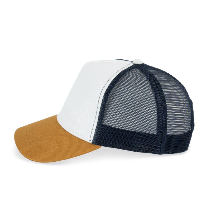 Casquette trucker écoresponsable 5 panneaux unisexe