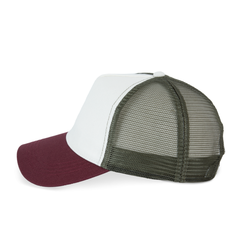Casquette trucker écoresponsable 5 panneaux unisexe
