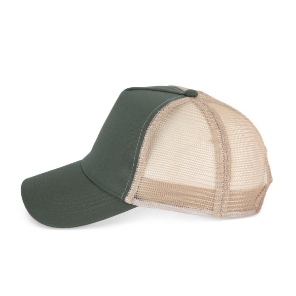 Casquette trucker écoresponsable 5 panneaux unisexe