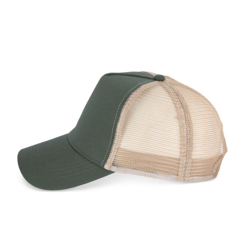 Casquette trucker écoresponsable 5 panneaux unisexe