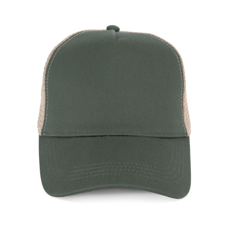 Casquette trucker écoresponsable 5 panneaux unisexe