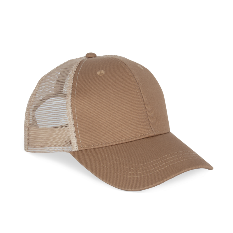 Casquette trucker écoresponsable 6 panneaux unisexe