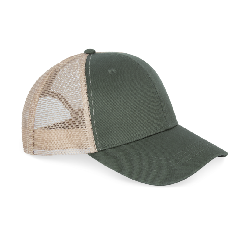 Casquette trucker écoresponsable 6 panneaux unisexe