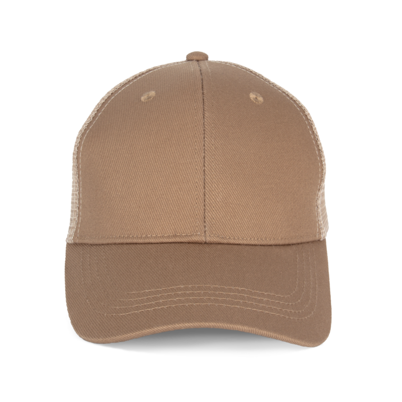 Casquette trucker écoresponsable 6 panneaux unisexe