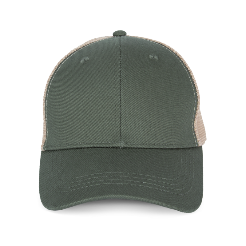 Casquette trucker écoresponsable 6 panneaux unisexe