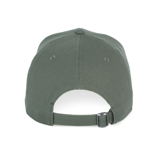 Organic Khaki BACK Casquette écoresponsable 6 panneaux unisexe