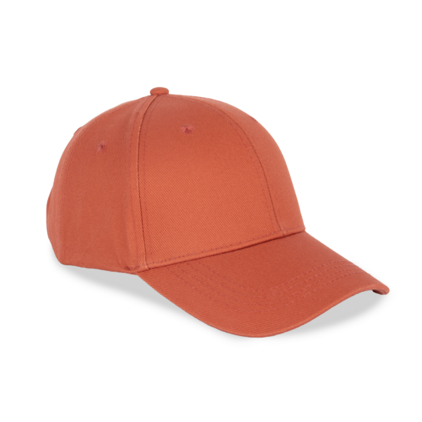 Burnt Brick FACE SIDE Casquette écoresponsable 6 panneaux unisexe