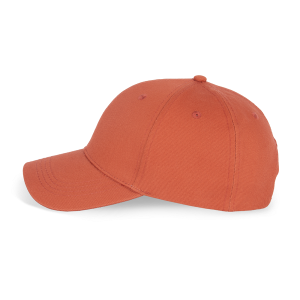 Burnt Brick SIDE Casquette écoresponsable 6 panneaux unisexe