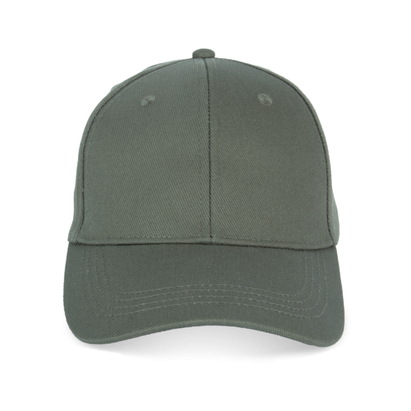Organic Khaki FACE Casquette écoresponsable 6 panneaux unisexe