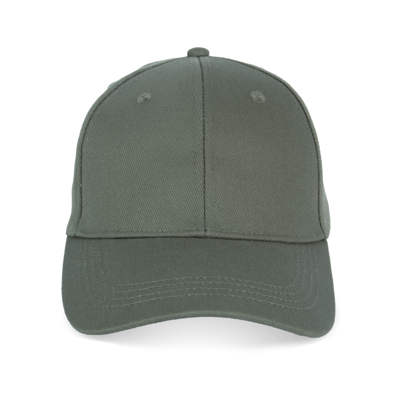 Organic Khaki FACE Casquette écoresponsable 6 panneaux unisexe