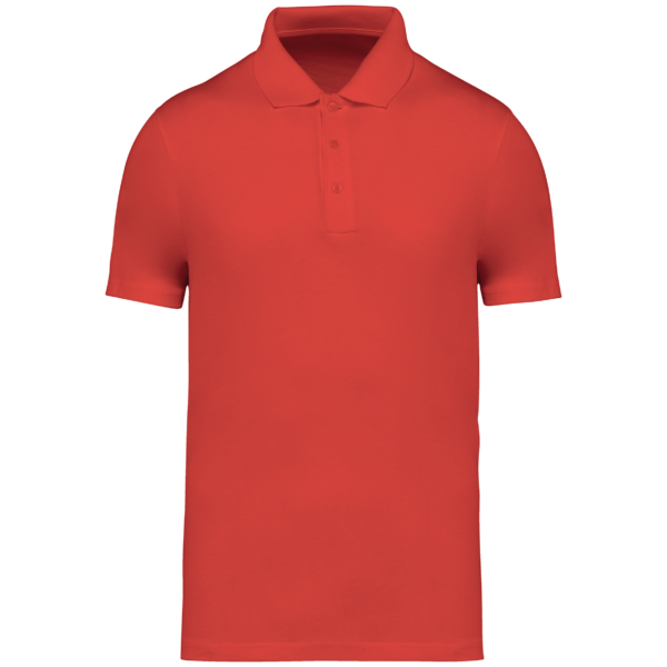 Polo en jersey écoresponsable homme