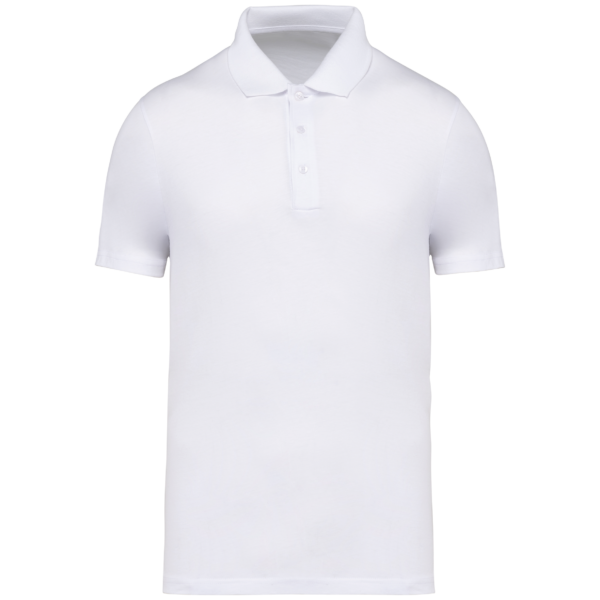 Polo en jersey écoresponsable homme