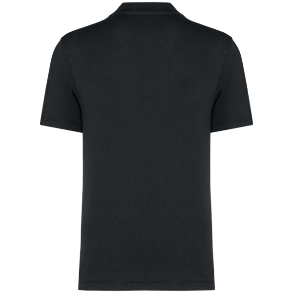 Polo écoresponsable délavé en jersey homme