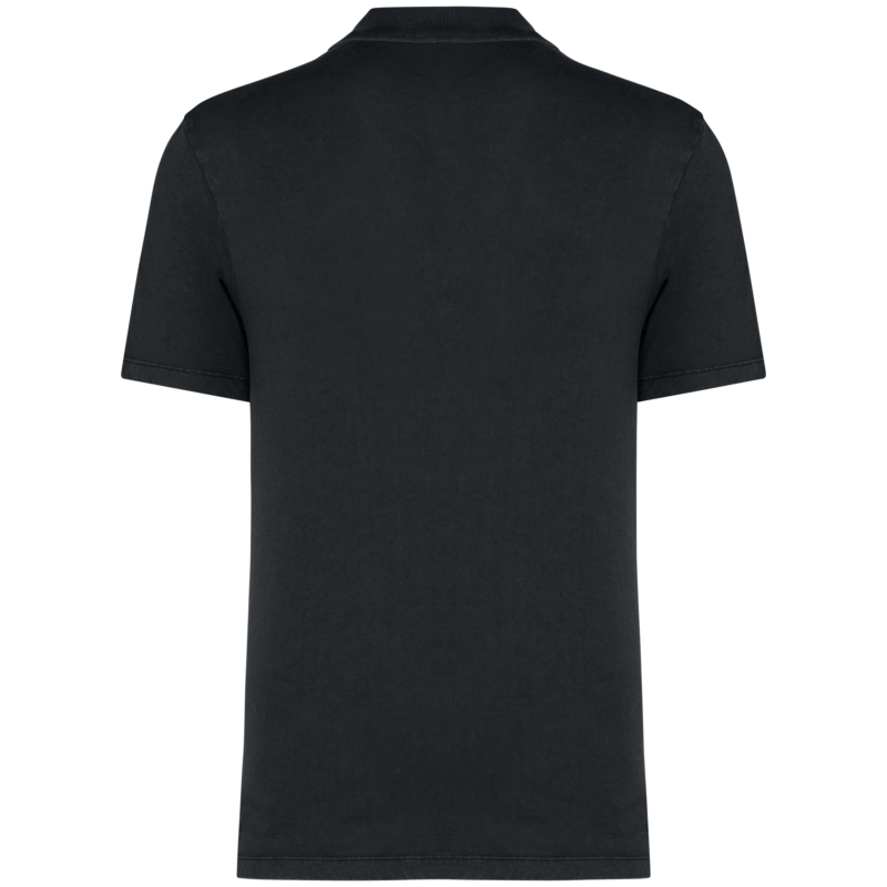 Polo écoresponsable délavé en jersey homme