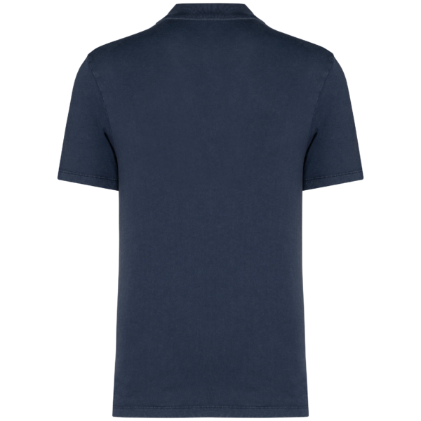 Polo écoresponsable délavé en jersey homme