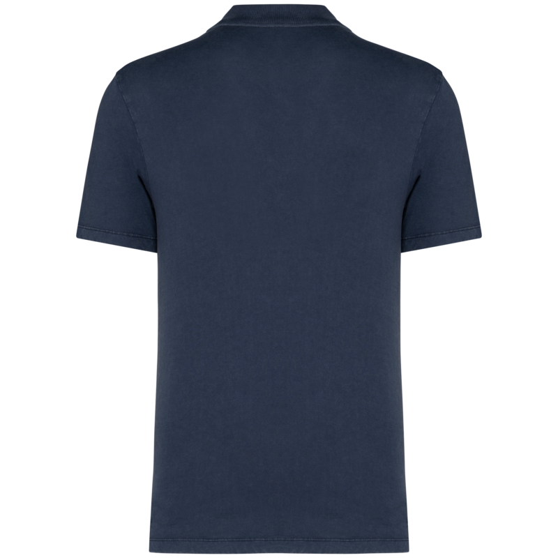 Polo écoresponsable délavé en jersey homme