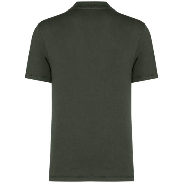 Polo écoresponsable délavé en jersey homme