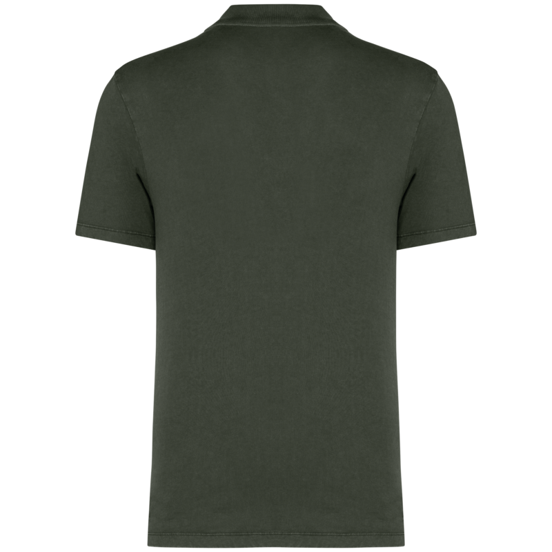 Polo écoresponsable délavé en jersey homme
