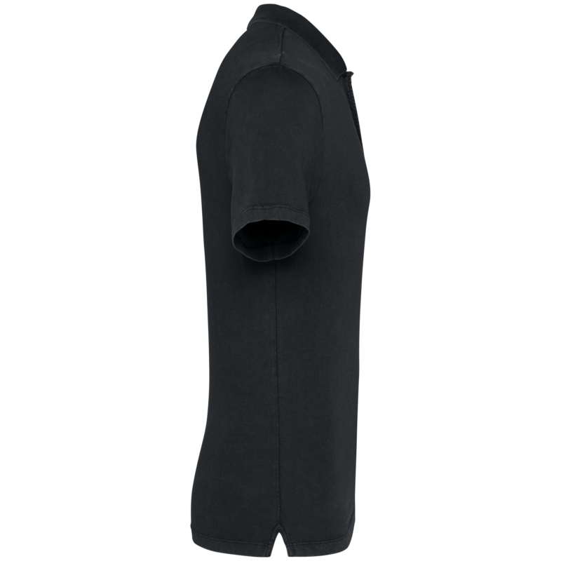 Polo écoresponsable délavé en jersey homme