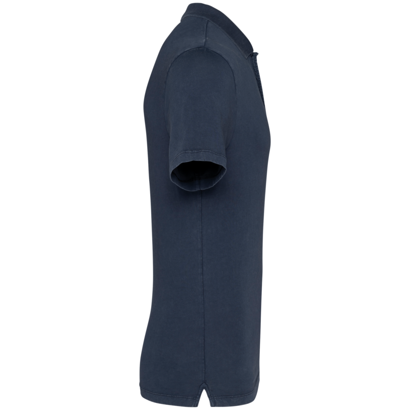 Polo écoresponsable délavé en jersey homme