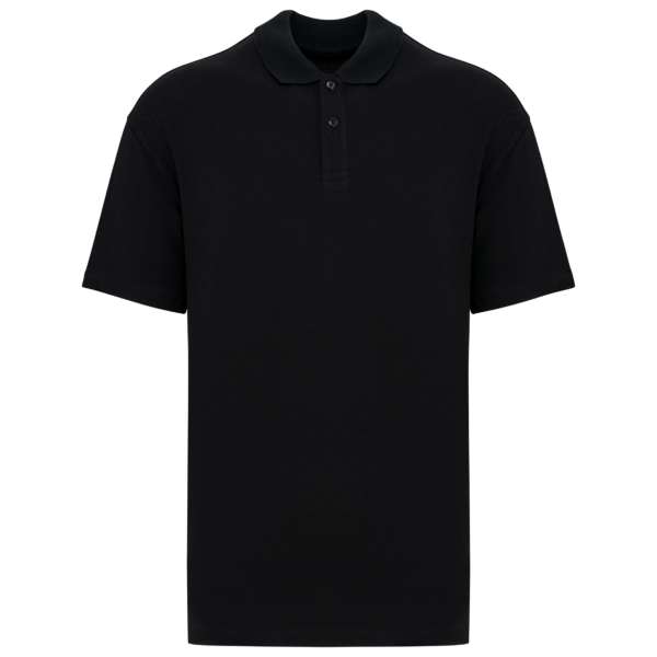 Polo écoresponsable maille piquée à épaules tombantes homme