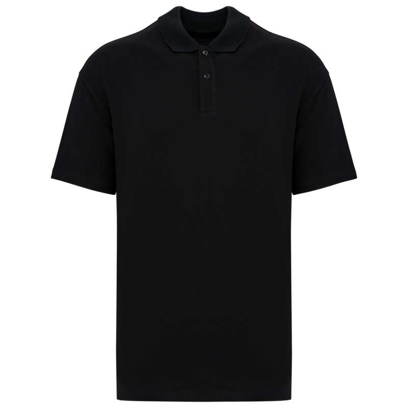 Polo écoresponsable maille piquée à épaules tombantes homme