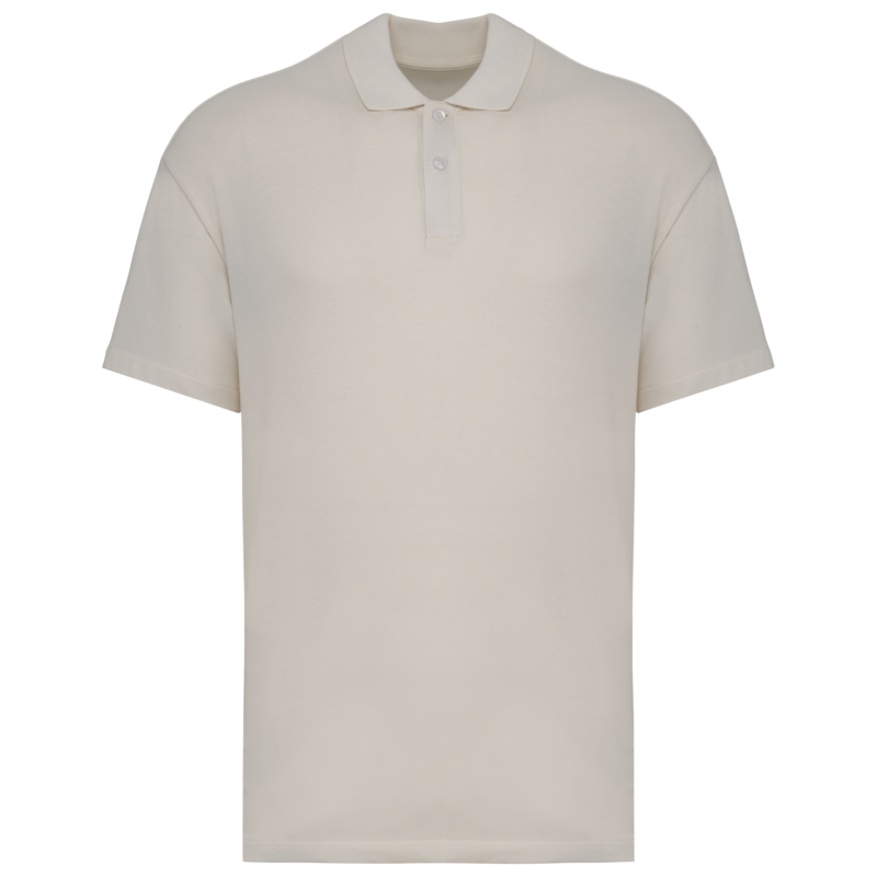 Polo écoresponsable maille piquée à épaules tombantes homme