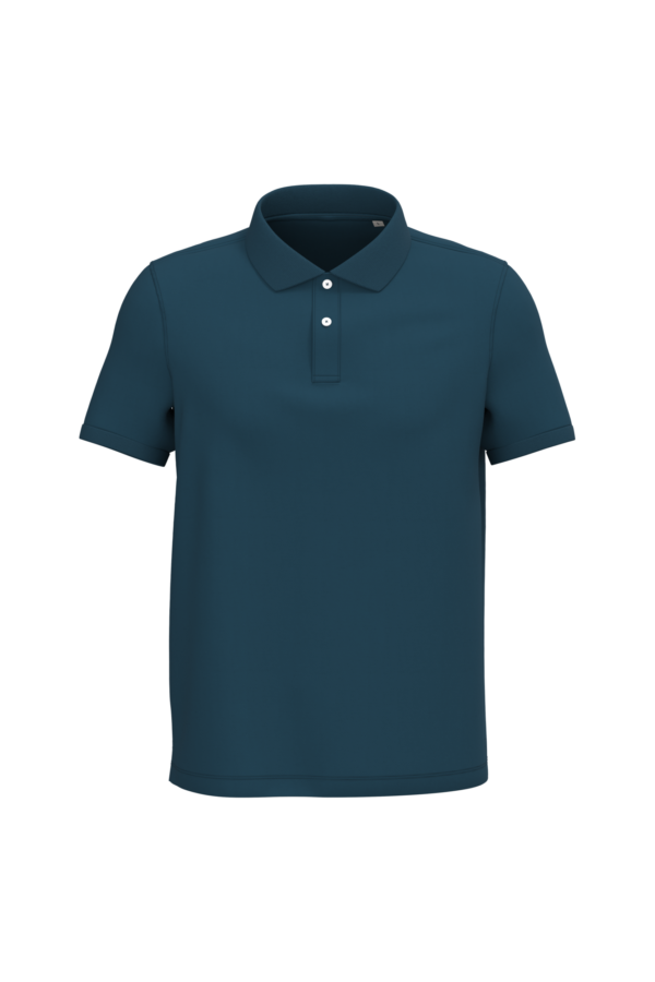Polo écoresponsable maille piquée homme