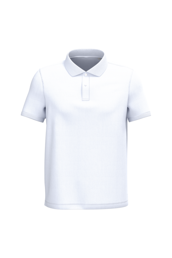 Polo écoresponsable maille piquée homme