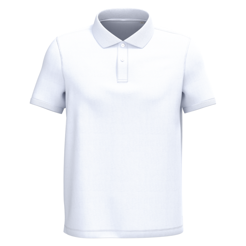 Polo écoresponsable maille piquée homme