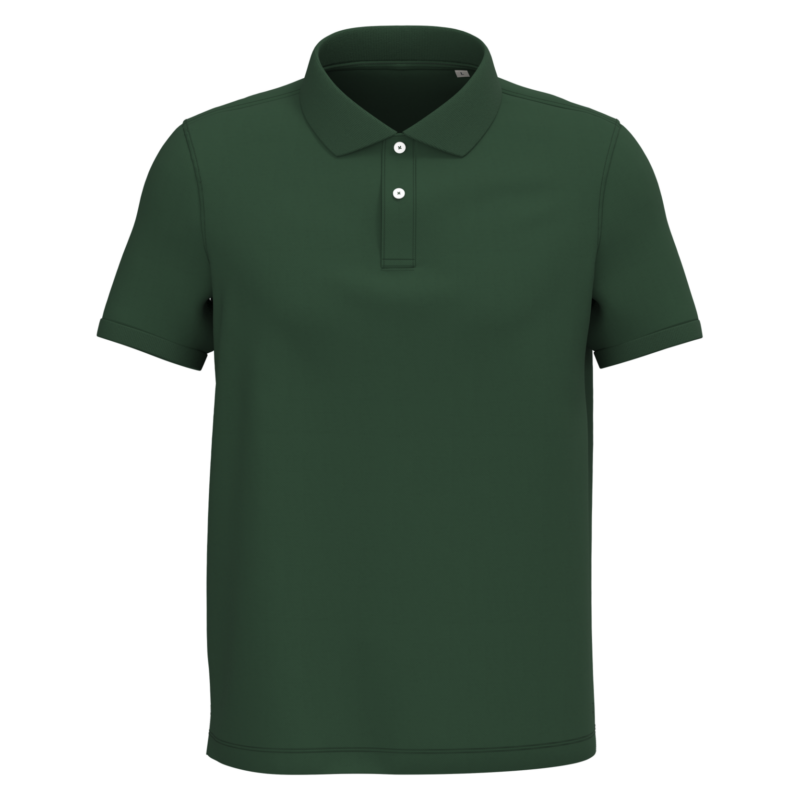 Polo écoresponsable maille piquée homme