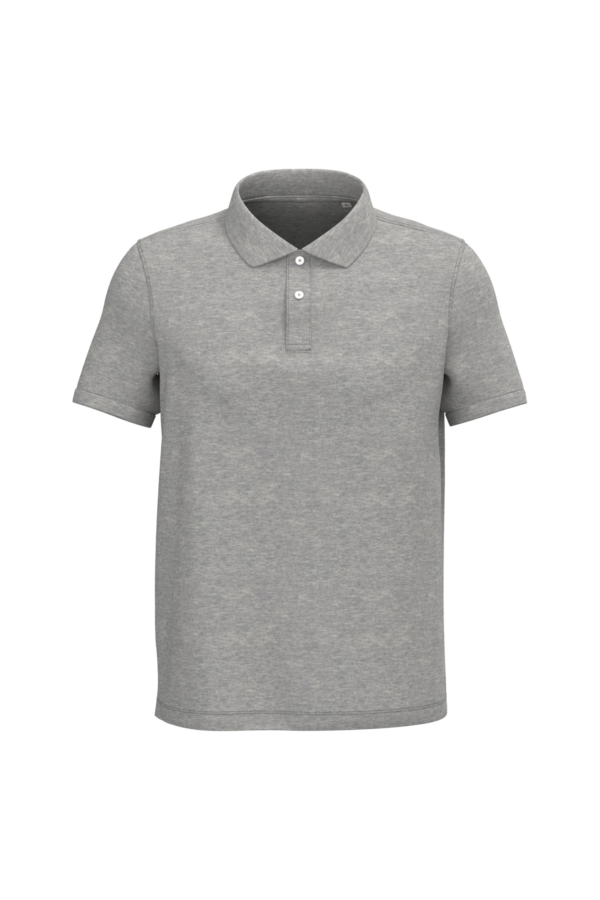 Polo écoresponsable maille piquée homme