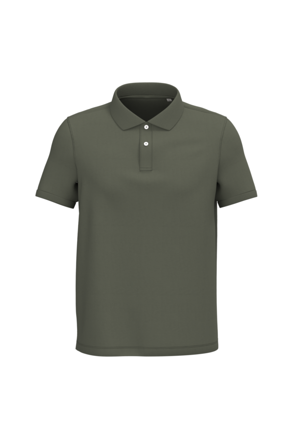 Polo écoresponsable maille piquée homme