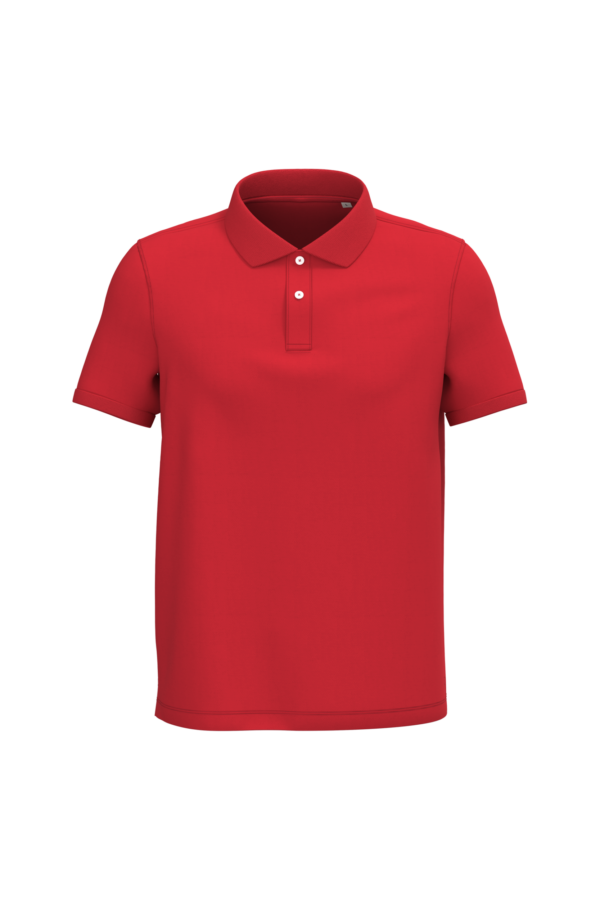 Polo écoresponsable maille piquée homme