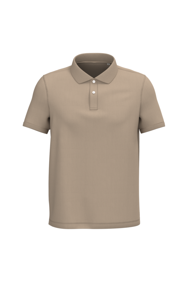 Polo écoresponsable maille piquée homme